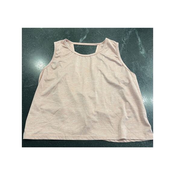 Ictive Pink Sleeveless yoga top with back knot XL - Picture 1 of 8
